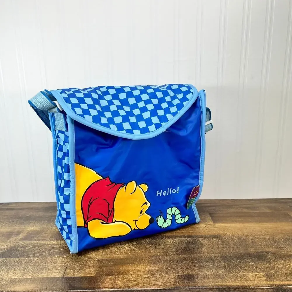 Vintage Winnie The Pooh Diaper Bag Baby Bottle Bag Wet‎ Bag DOLLY RARE Lunch bag